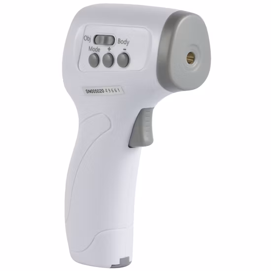 CE (MDR) одобрен FDA медицинский бесконтактный инфракрасный термометр для лба с тремя подсветкой