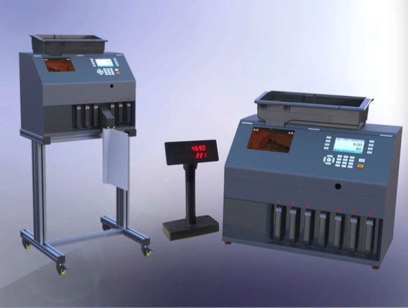 6+1 Professional and Good Quality Coin Sorter High Speed Coin Counter, Sorter, Coin Counting and Sorting Machine, Coin Sorting Machine