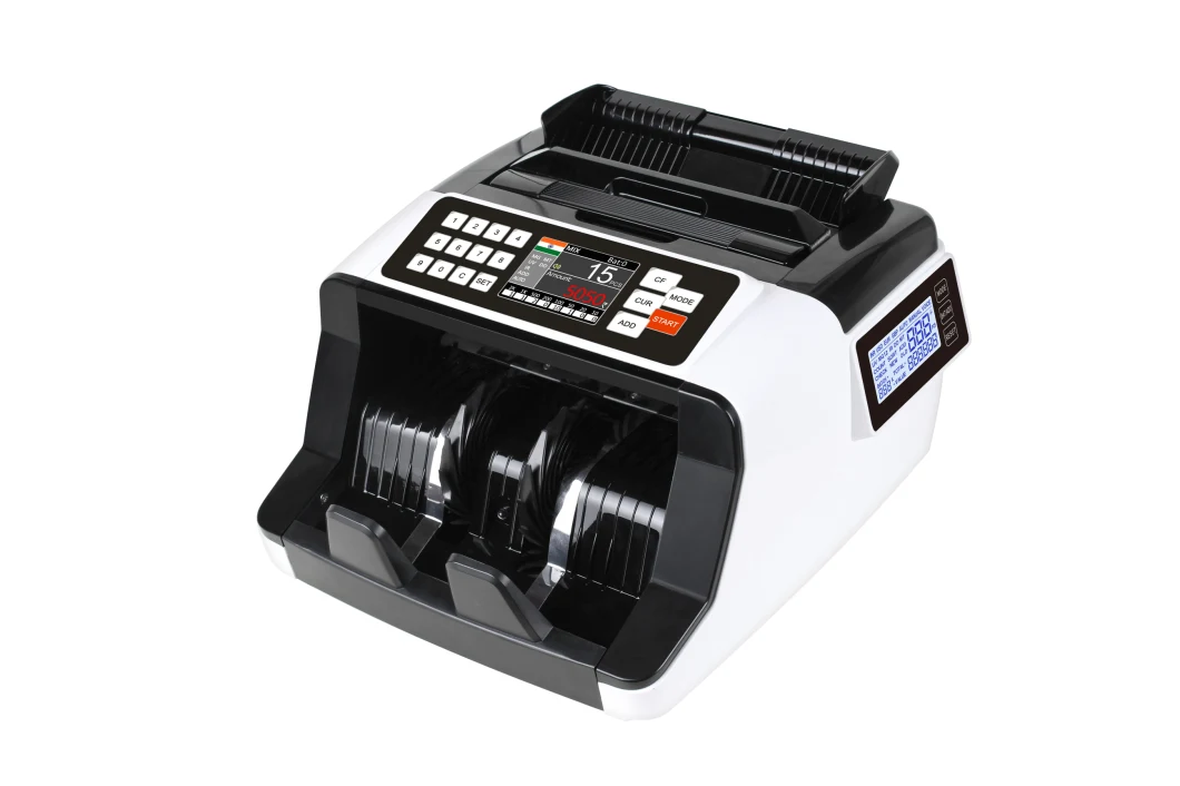 Al-7200 Currency Counter with Rechargeable Battery Single Denomination Value Counter