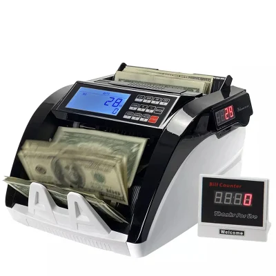 Счетчик денег, детектор банкнот в долларах США, евро, УФ/Мг/ИК-детектор банкнот
