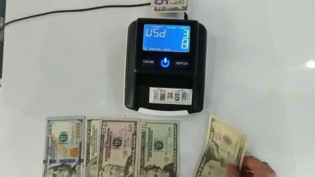 2019 Профессиональный автоматический портативный детектор бумажных денег, детектор банкнот, детектор банкнот, детектор поддельных банковских денег, детектор фальшивых денег